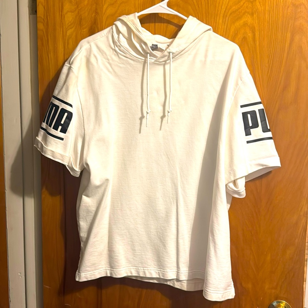 White workout shirt
